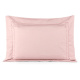 Roupa de Cama Lençol Solteiro King Pádua 400 Fios Egípcio 100% Algodão Bordado Ponto Ajour 03 Peças - Rosa Chá