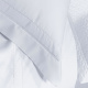 Roupa de Cama Lençol Solteiro Pádua 400 Fios Egípcio 100% Algodão Bordado Ponto Ajour 03 Peças - Branco