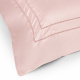 Roupa de Cama Lençol Solteiro Pádua 400 Fios Egípcio 100% Algodão Bordado Ponto Ajour 03 Peças - Rosa Chá