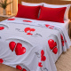 Roupa de Cama Padrão Enlace Percal 400 Fios 2,20m x 2,60m 04 Peças - Lovely