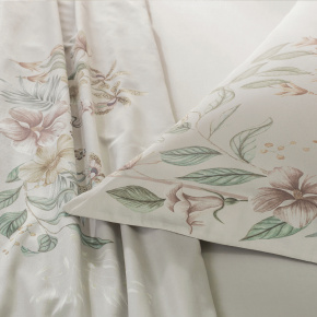 Roupa de Cama Queen Elya 300 Fios 100% Algodão Egípcio 04 Peças - Estampa Digital