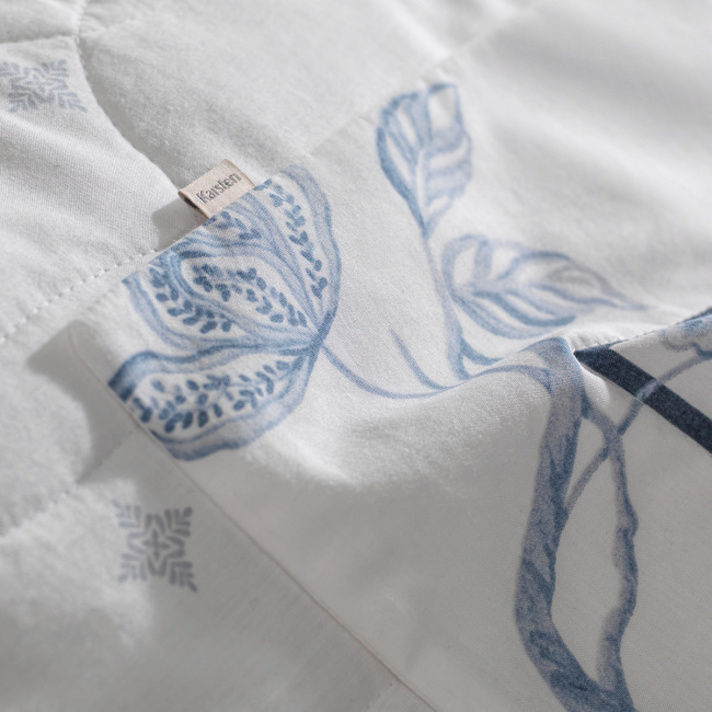 Roupa de Cama Queen Mivy Percal 200 Fios 100% Algodão 2,50m x 2,40m 04 Peças - Estampado