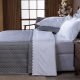 Roupa de Cama Lençol Queen Oliviéri Percal 400 Fios Egípcio Bordado 100% Algodão 04 Peças - Branco