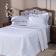 Roupa de Cama Lençol Queen Oliviéri Percal 400 Fios Egípcio Bordado 100% Algodão 04 Peças - Rosê