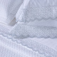 Roupa de Cama Lençol Queen Oliviéri Percal 400 Fios Egípcio Bordado 100% Algodão 04 Peças - Cinza