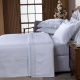 Roupa de Cama Lençol Queen Oliviéri Percal 400 Fios Egípcio Bordado 100% Algodão 04 Peças - Cinza