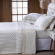 Roupa de Cama Lençol Queen Oliviéri Percal 400 Fios Egípcio Bordado 100% Algodão 04 Peças - Dourado