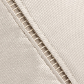 Roupa de Cama Lençol Solteiro Suavit Percal 400 Fios Ponto Palito 03 Peças - Bege