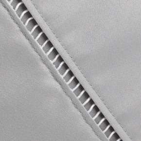 Roupa de Cama Lençol Solteiro Suavit Percal 400 Fios Ponto Palito 03 Peças - Cinza
