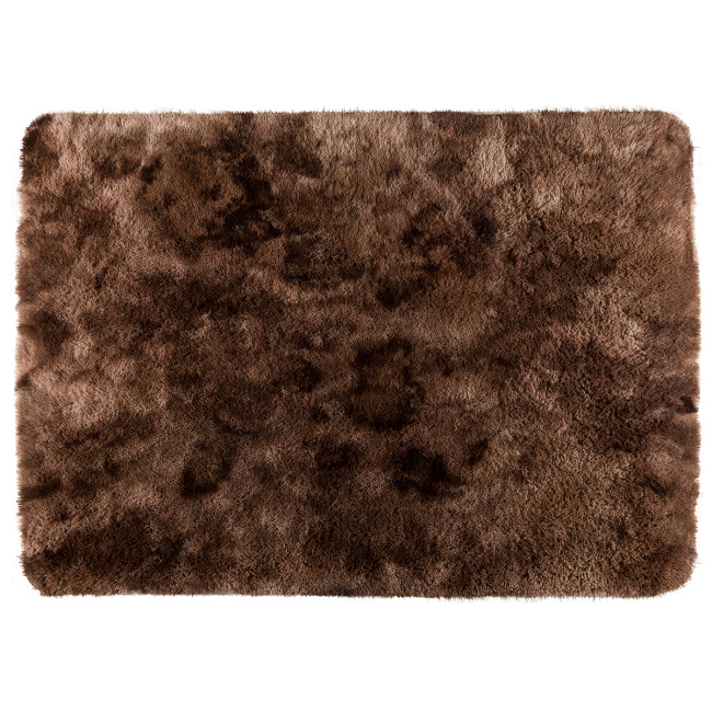 Tapete 2,00m x 1,40m Moscou Felpudo Super Macio 01 Peça - Tabaco