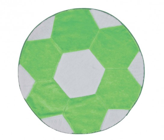 Tapete Formato Bola - Verde/Branco