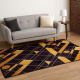 Tapete Velvet Belga 1,40m x 2,00m 01 Peça - Black
