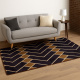 Tapete Velvet Belga 1,40m x 2,00m 01 Peça - Dark