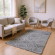 Tapete Velvet Nacar 1,40m x 2,00m 01 Peça - Favo Chumbo