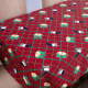 Toalha de Mesa Natal Estampado para 04 Lugares - Xadrez Vermelho