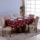 Toalha de Mesa Natal Estampado para 04 Lugares - Xadrez Vermelho