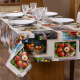 Toalha de Mesa Retangular 6 Lugares Plástico Térmico 2,20m x 1,40m - Frutas