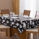 Toalha de Mesa Retangular 6 Lugares Plástico Térmico 2,20m x 1,40m - Xícara