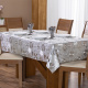 Toalha de Mesa Retangular Térmico 2,50m x 1,40m 6 a 8 Lugares - Prata