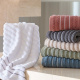 Toalha de Rosto Waves Toque Macio 70cm x 50cm Algodão 500g 01 Peça - Branco