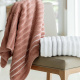 Toalha de Rosto Waves Toque Macio 70cm x 50cm Algodão 500g 01 Peça - Branco