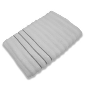 Toalha de Rosto Waves Toque Macio 70cm x 50cm Algodão 500g 01 Peça - Branco