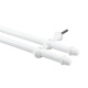 Varão Duplo para Cortina de 3 Metros Espessura 19mm - Branco