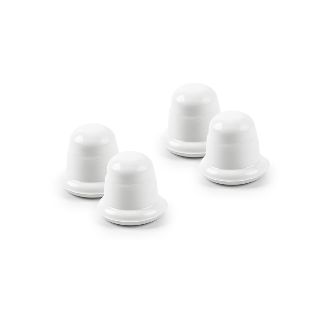 Varão Duplo para Cortina de 3 Metros Espessura 19mm - Branco