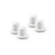 Varão Duplo para Cortina de 3 Metros Espessura 19mm - Branco