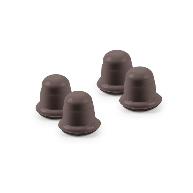 Varão Duplo para Cortina de 4 Metros Espessura 19mm - Tabaco