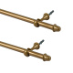 Varão Simples para Cortina de 2 Metros Espessura 19mm - Ouro Velho