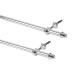 Varão Simples para Cortina de 2 Metros Espessura 19mm - Prata