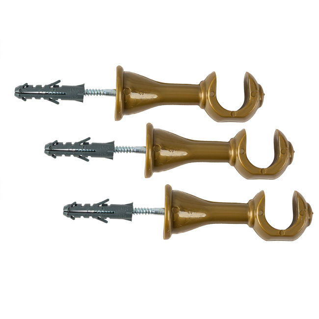 Varão Simples para Cortina de 3 Metros Espessura 19mm - Ouro Velho