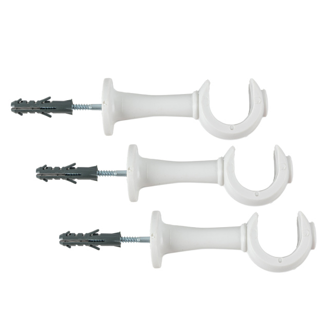 Varão Simples para Cortina de 3 Metros Espessura 28mm - Branco