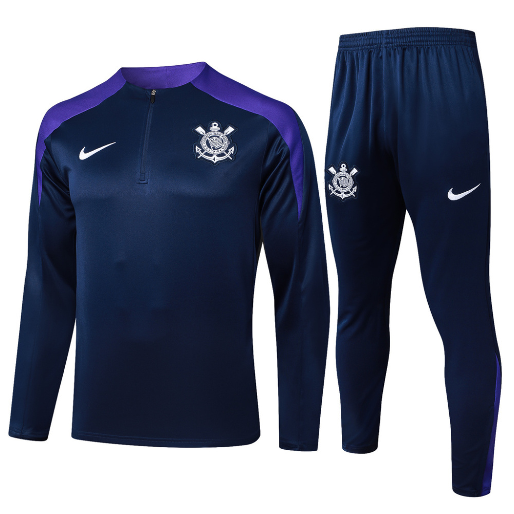 CONJUNTO DE FRIO DO CORINTHIANS - ROXO - Black Sports