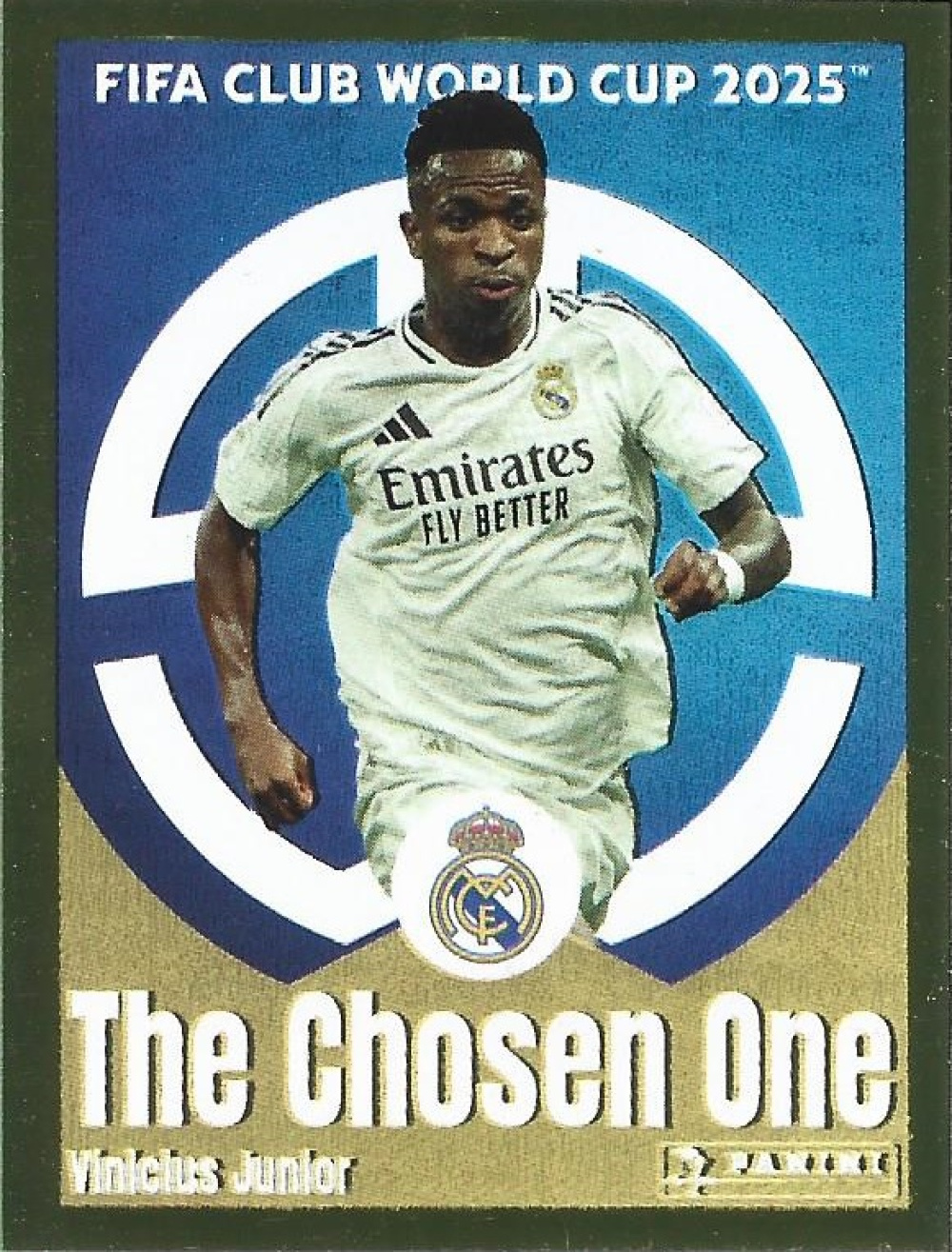 493 - Real Madrid - Vinícius Jr. - The Chosen One - Brazil Stickers