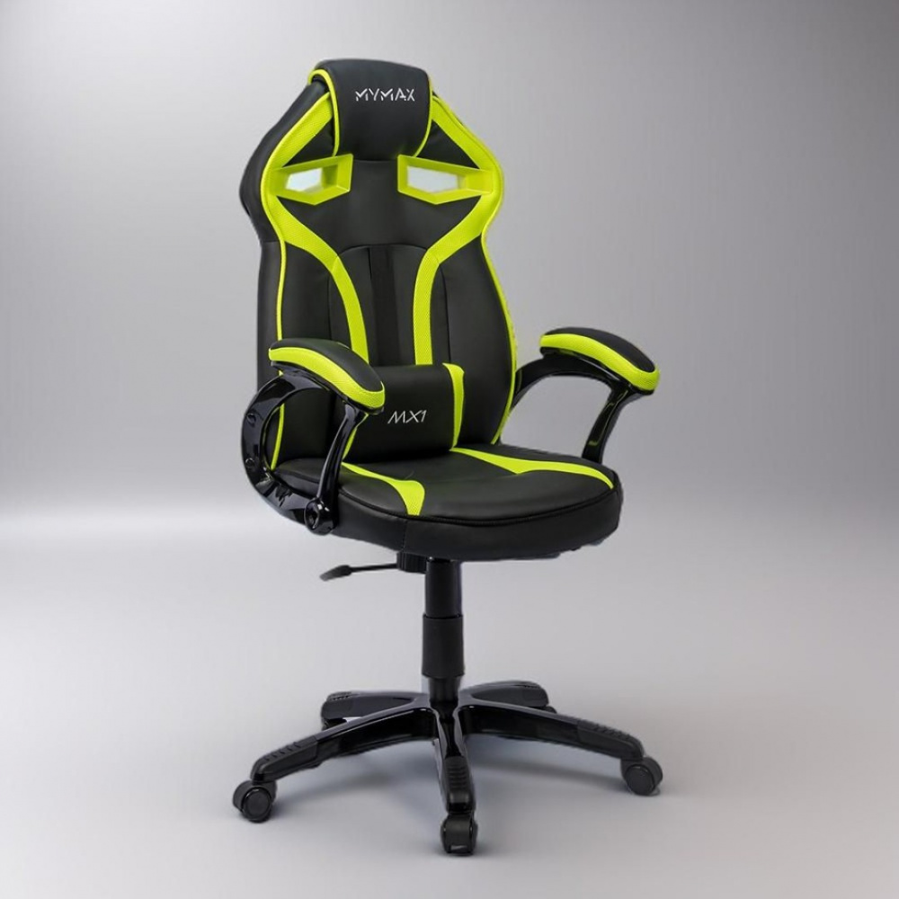 Cadeira Gamer Mx Giratoria Preto Verde Brazitec Tudo Que Voc Precisa Em Click