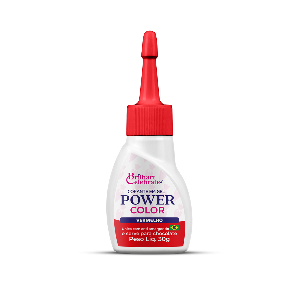 Corante Razil Corante Alimentício em Gel Power Color 30g com Anti Amargor - Brilhart ...
