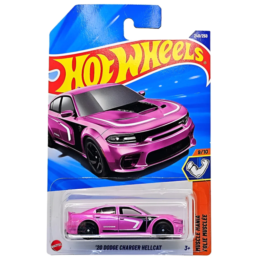 Hot Wheels 20 Dodge Charger Hellcat Rosa 1:64 | Bueno Collectibles ...