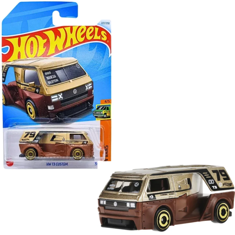 Hot Wheels Volkswagen T3 Custom 2021 1:64 Café | Envío gratis