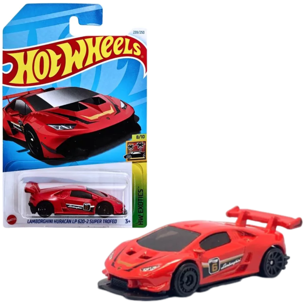 Hot Wheels Lamborghini Huracán LP 620-2 Super Trofeo Vermelho