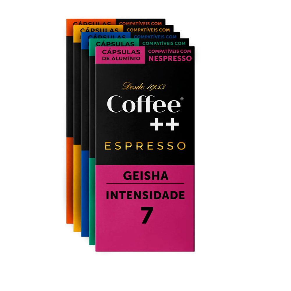Kit Coffee++ Fazendas, Clássico e Geisha para Nespresso - 50 Cápsulas ...