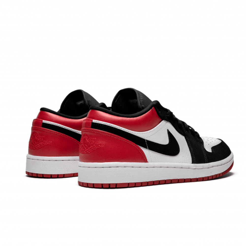 tênis nike air jordan 1 low black toe