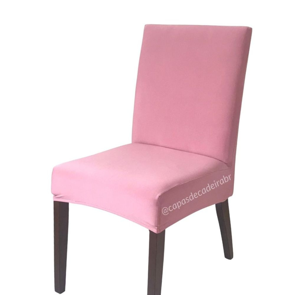 Oferta Capa para Cadeira Premium Rosê - Capas de Cadeira Br - Capas Br