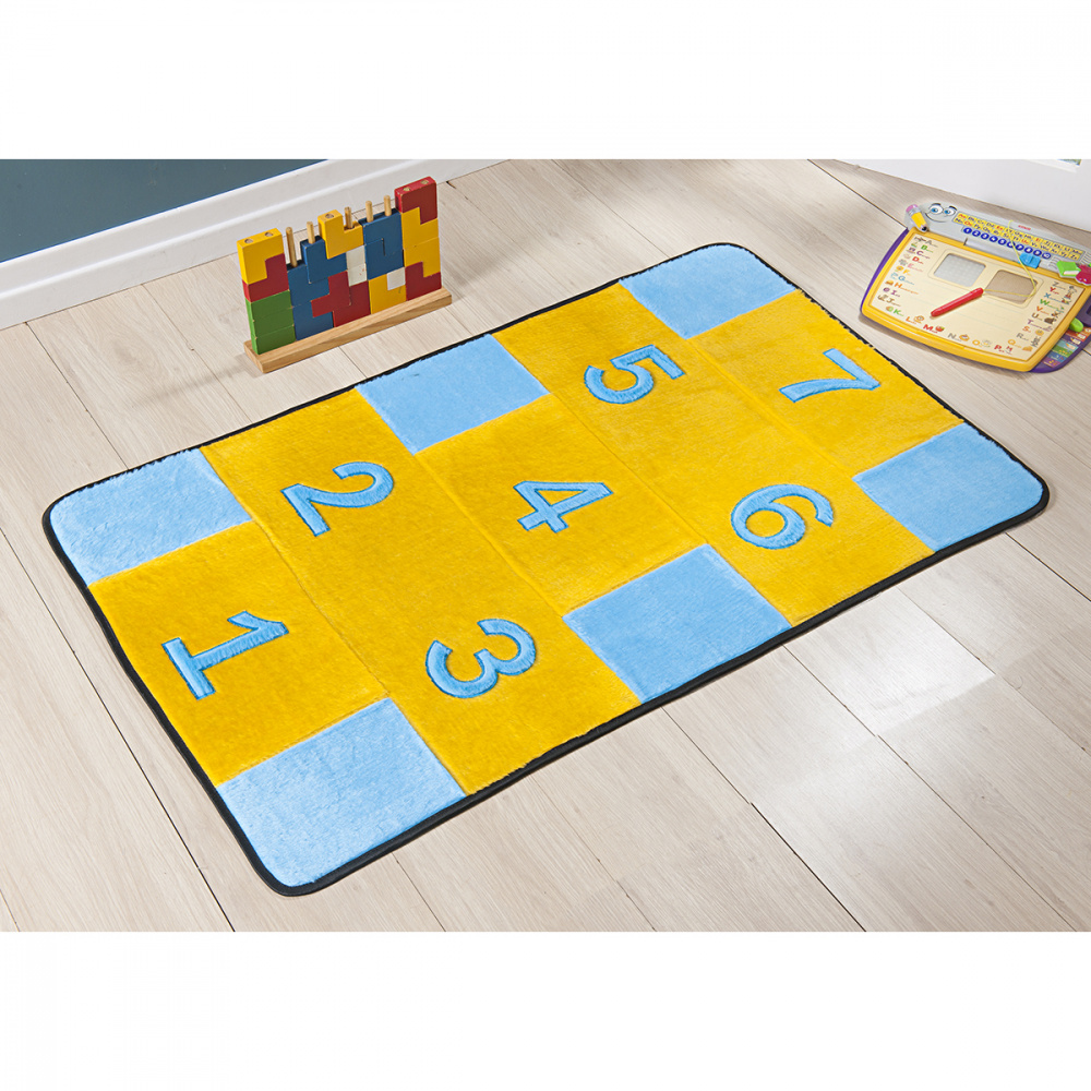 Tapete Jogo xadrez Infantil Pelúcia Decorativo 1,20M x 74cm Antiderrapante