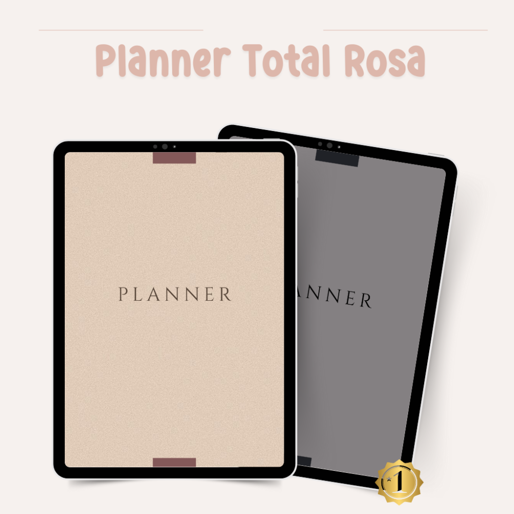 Planner Total Rosa - Carol Dicas de Estudos