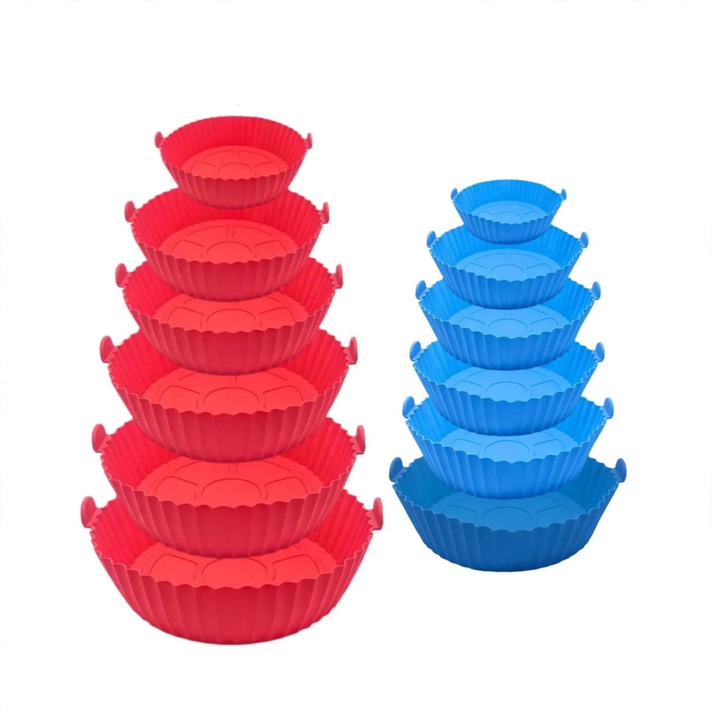 Kit 6 capas de silicone para air fryer
