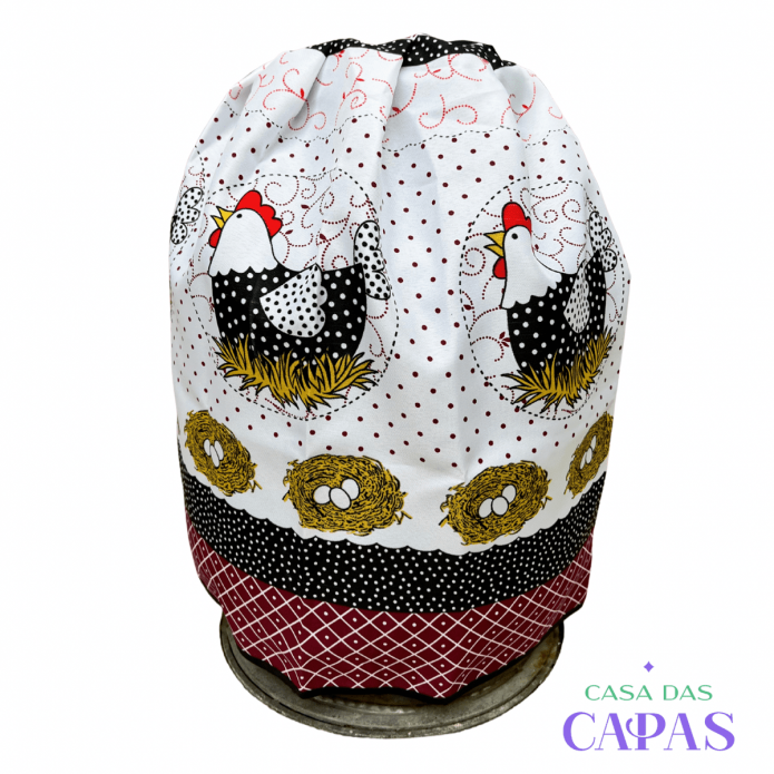 Capa Botijão- Galinha Vinho