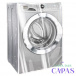 Capa para Máquina de Lavar C/ Abertura Frontal- Transparente