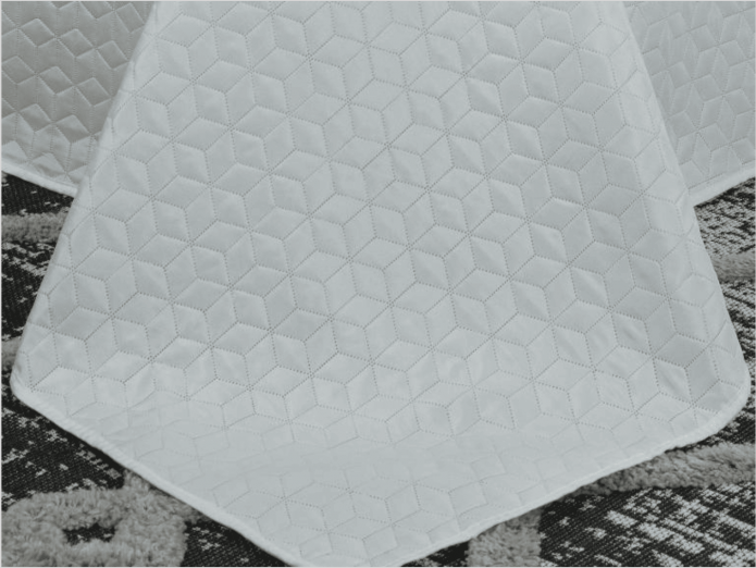 Cobre Leito de Microfibra  - Branco